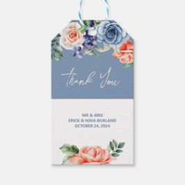 植物の花ぶどうの感謝 ギフトタグ