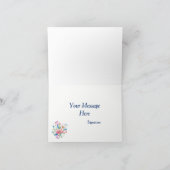 植物の花「ありがとう」 サンキューカード (内部)