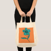 植物の花 トートバッグ (正面(商品))