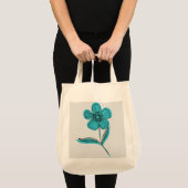 植物の花 トートバッグ (正面(商品))