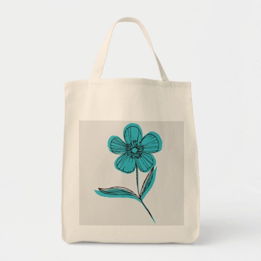 植物の花 トートバッグ (正面)