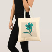 植物の花 トートバッグ (正面(商品))