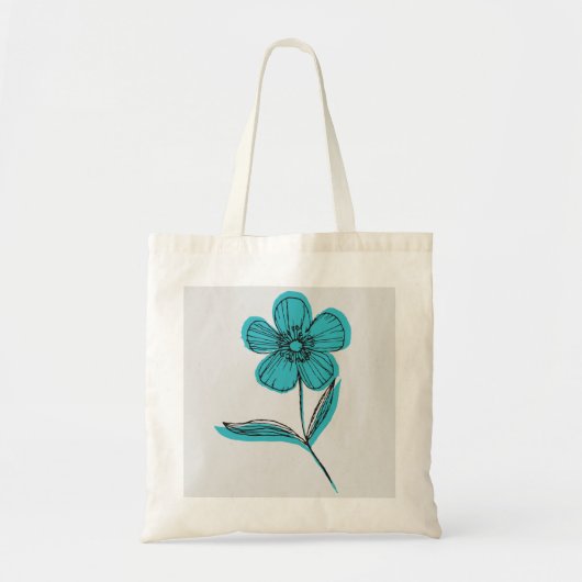 植物の花 トートバッグ (正面)