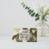 植物の芽 大麦ホップ 名刺 (スタンド正面)