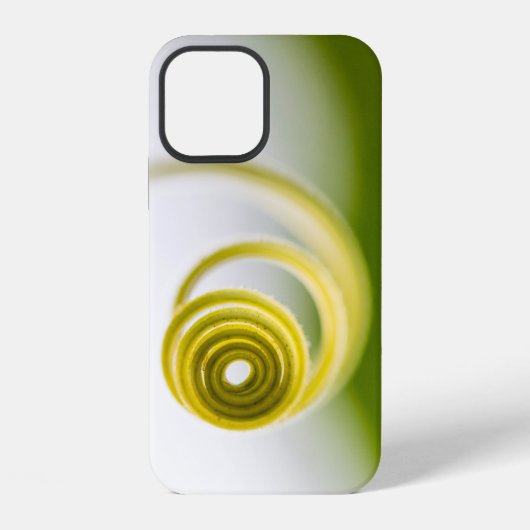 植物の茎のマイクロフォトグラフィー iPhoneケース (裏面)