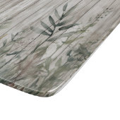 植物の葉のファームハウス　バーンスタイルの木の質感 カッティングボード (角)