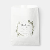 植物の葉の枠結婚の数 フェイバーバッグ (正面)