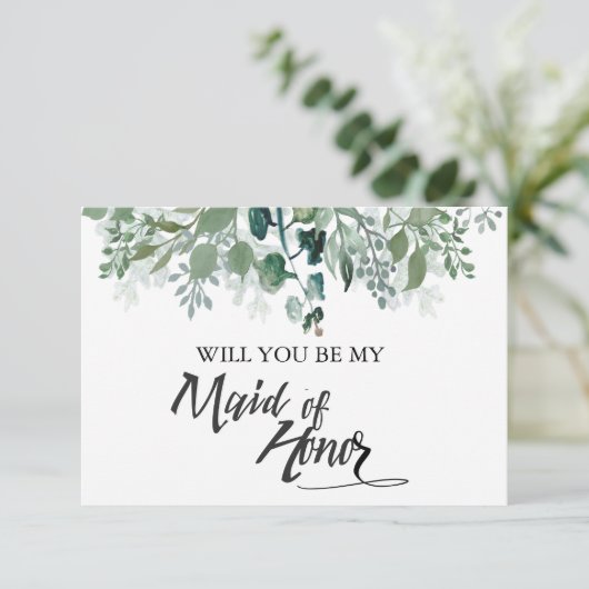 植物の葉よ 私の結婚式の花嫁代理人になってくれるかい 招待状 (スタンド正面)