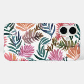 植物の葉 水彩画 | 花 フラワーカラフル リーフ Case-Mate iPhoneケース (裏面 (横))