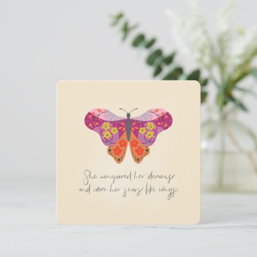 植物の蝶 カード (スタンド正面)