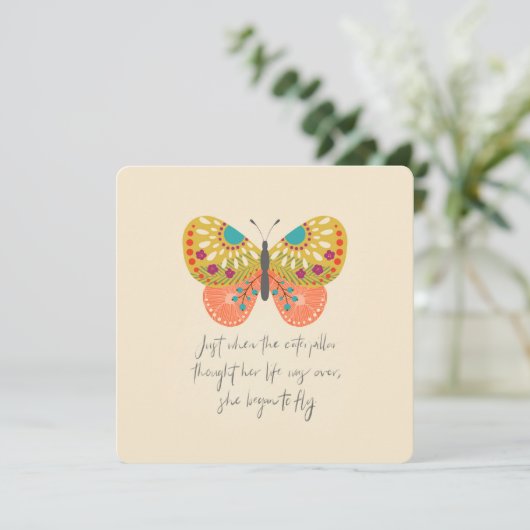 植物の蝶 カード (スタンド正面)