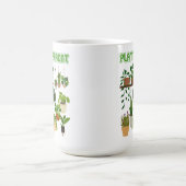 植物の親の多くの植物は緑 コーヒーマグカップ (中央)