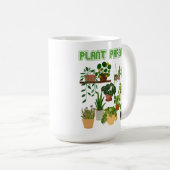 植物の親の多くの植物は緑 コーヒーマグカップ (正面右)