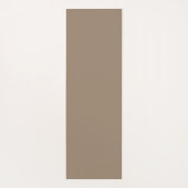 植物の離れオンライトベージュパーソナライズされた ヨガマット (裏面)