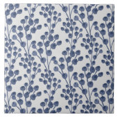 植物の青い海軍 タイル (正面)