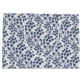 植物の青い海軍 ラージペーパーバッグ (裏面)