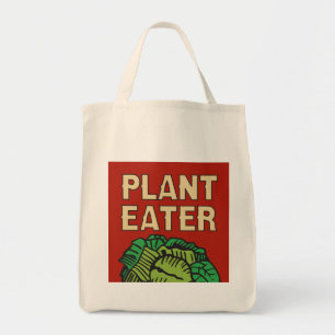 植物の食べる人のレトロの菜食主義のビーガン トートバッグ