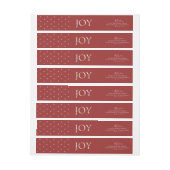 植物の飾られた喜びの覆いの宛名ラベル ラップアラウンドラベル (シート)