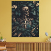 植物の骨格 キャンバスプリント (インサイチュ (リビング))