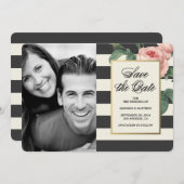 植物の魅力|の保存日付の写真カード セーブザデート (正面/裏面)