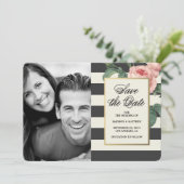 植物の魅力|の保存日付の写真カード セーブザデート (スタンド正面)