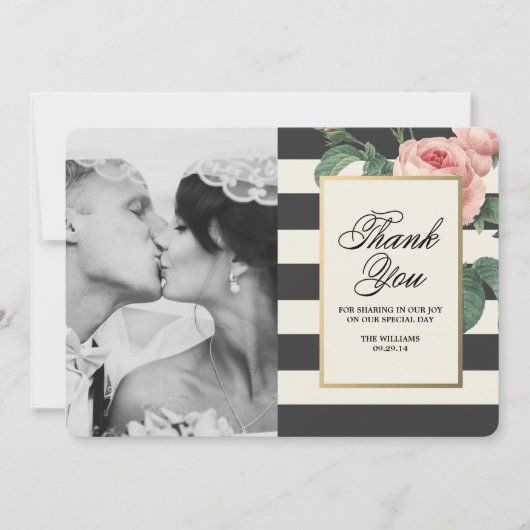 植物の魅力|は写真カード感謝していしています サンキューカード (正面)