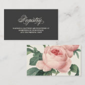 植物の魅力 | 結婚指輪の登録カード エンクロージャーカード (正面/裏面)
