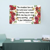 植物のDahilaの花の神愛クリスチャンの旗 横断幕 (トレードショー)