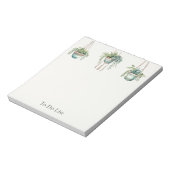 植物のTo Doリスト ノートパッド (回転)