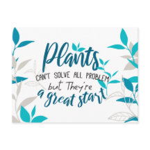 植物はすべての問題を解決することはでき素晴らしない