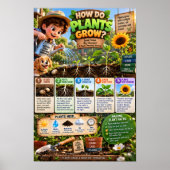植物はどうやって育つのか ポスター (正面)