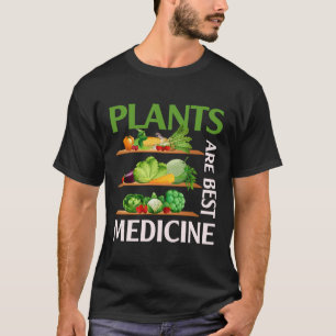 植物は医学最高のビーガン全体の食品植物である Tシャツ