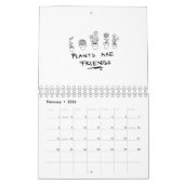 植物は友 カレンダー (2月 2026)