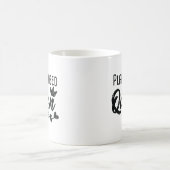植物は女王のおもしろいなビーガンのベジタリアンを基づかせていました コーヒーマグカップ (中央)