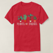 植物は植物を愛する庭師の土地のための友人 Tシャツ (デザイン正面)