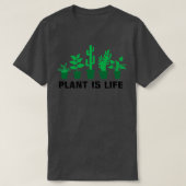 植物は生命(2) Tシャツ (デザイン正面)