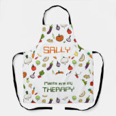 植物は私のセラピーエプロン エプロン (正面)