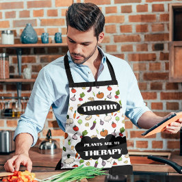 植物は私のセラピーエプロン エプロン