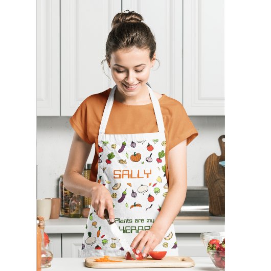 植物は私のセラピーエプロン エプロン