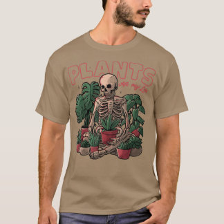 植物は私の人生の骨格はガーデニングが大好き Tシャツ