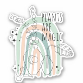 植物は魔法☆インスピレーションステッカー シール