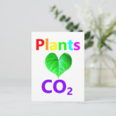 植物はCO2を愛する ポストカード (スタンド正面)