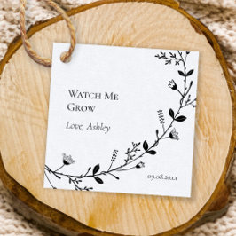 植物や花を育てるベビーシャワーを見る フェイバータグ