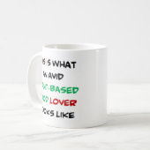 植物をベースにした食べ物の愛好家、熱心なコーヒーマグ コーヒーマグカップ (正面左)