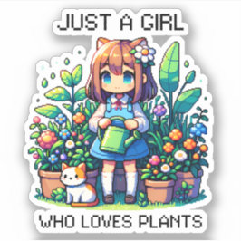 植物を愛するただの少女 シール