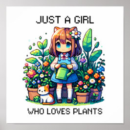 植物を愛するただの少女 ポスター