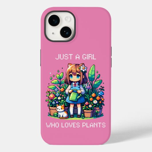 植物を愛するただの少女 Case-Mate iPhoneケース (裏面)