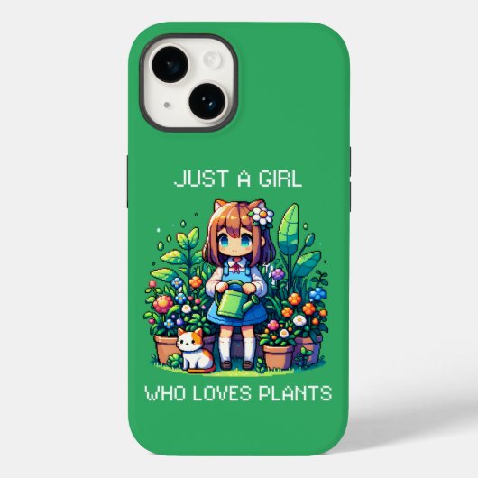 植物を愛するただの少女 Case-Mate iPhoneケース (裏面)