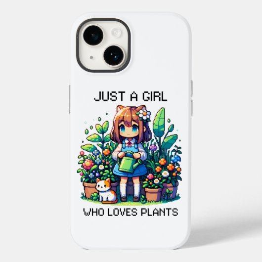 植物を愛するただの少女 Case-Mate iPhoneケース (裏面)