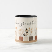 植物を愛するメッセージ017 マグカップ (中央)